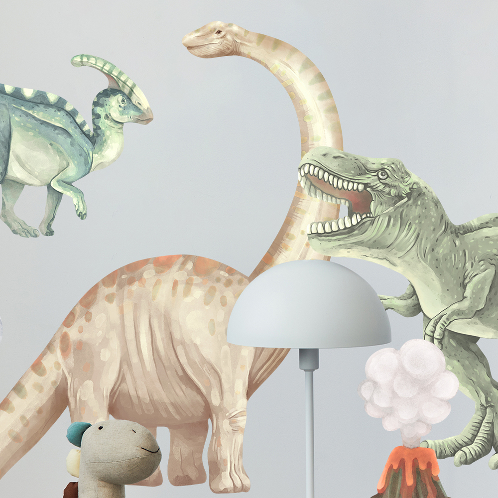 Wanddekoration Dinosaurier I Wandaufkleber Motiv Dinosaurier I