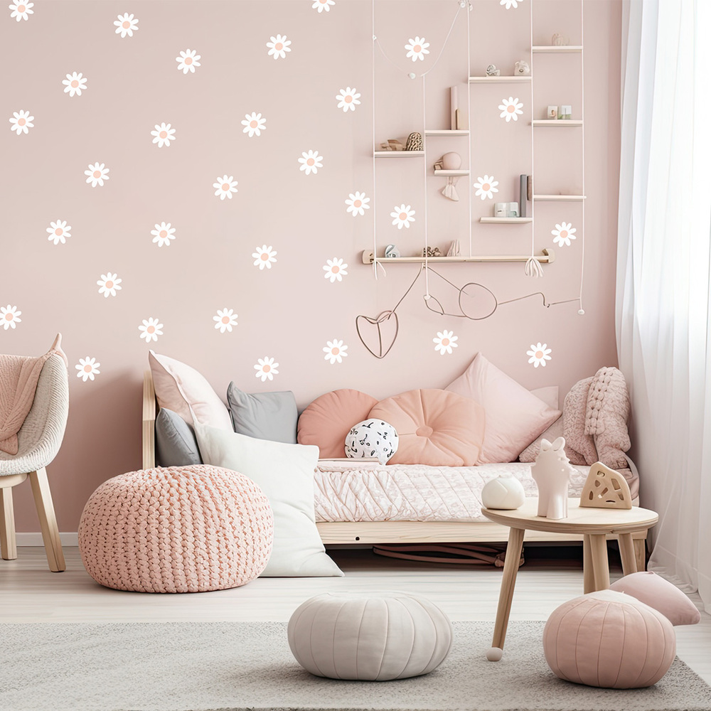 Kinderzimmer dekoriert mit Gänseblümchen VII Sticker