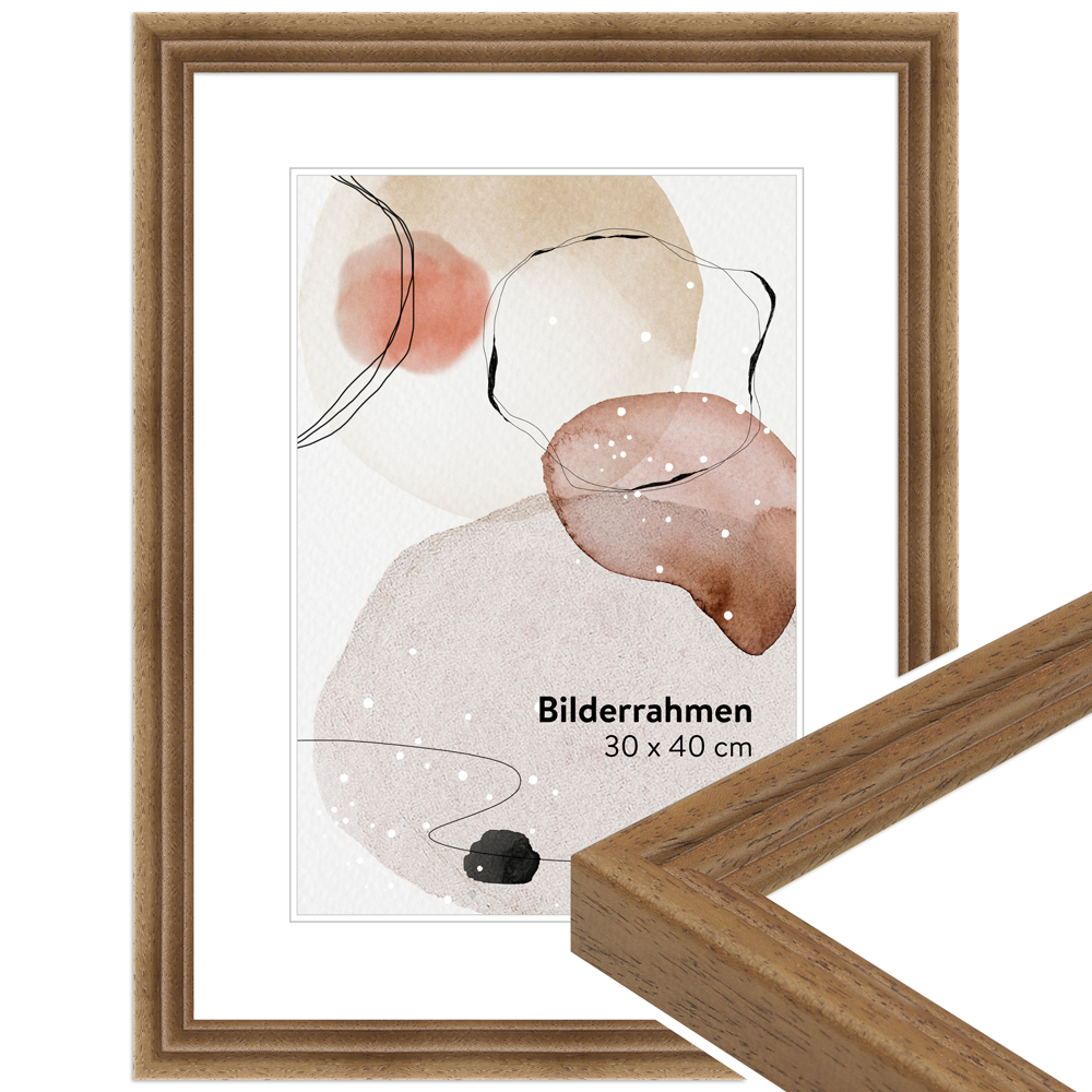 Bilderrahmen H410 Eiche 40 x 60 cm