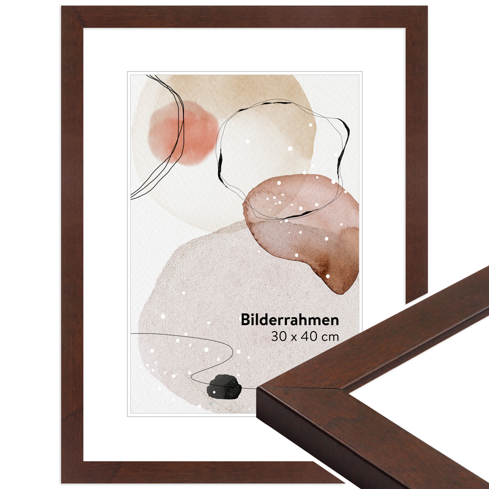 Mende Frames Bilderrahmen H430 Natur 40 x 60 cm aus Holz Made in Germany