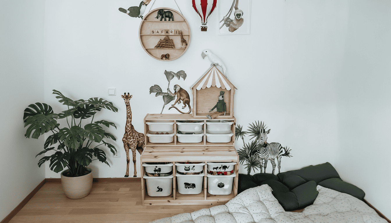 Safari Wandtattoos Kinderzimmer Kinderzimmer Wandtattoos im Safari Stil