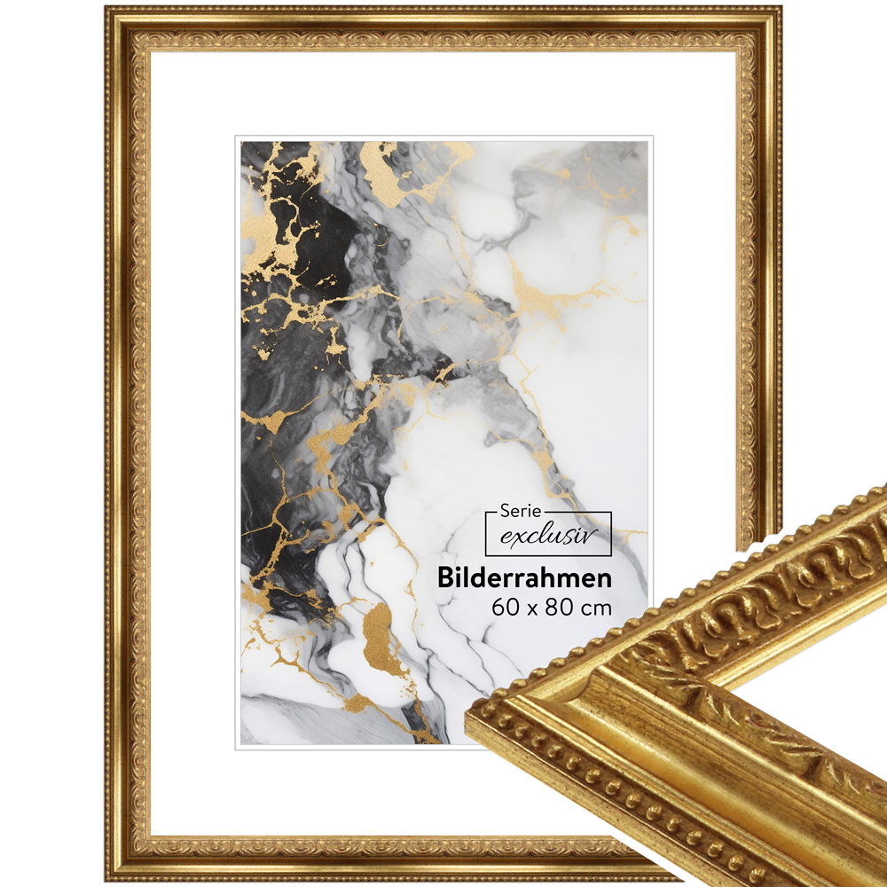 Cadre photo E037 Baroque en bois massif