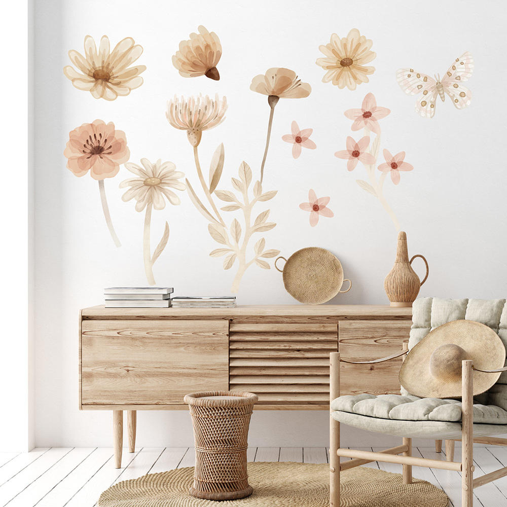 Wiesen-Set I Wandtattoo an Kinderzimmerwand