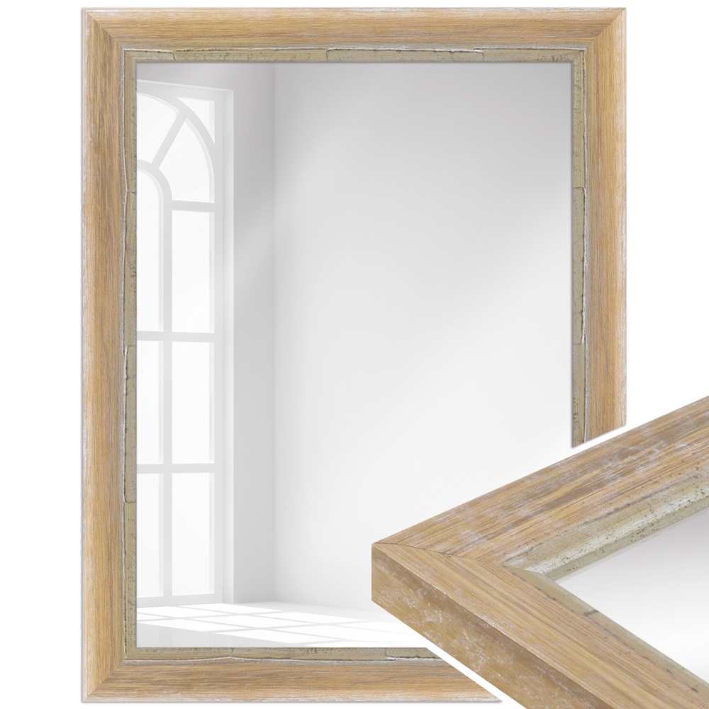 Wandspiegel H640 Braun 40 x 60 cm