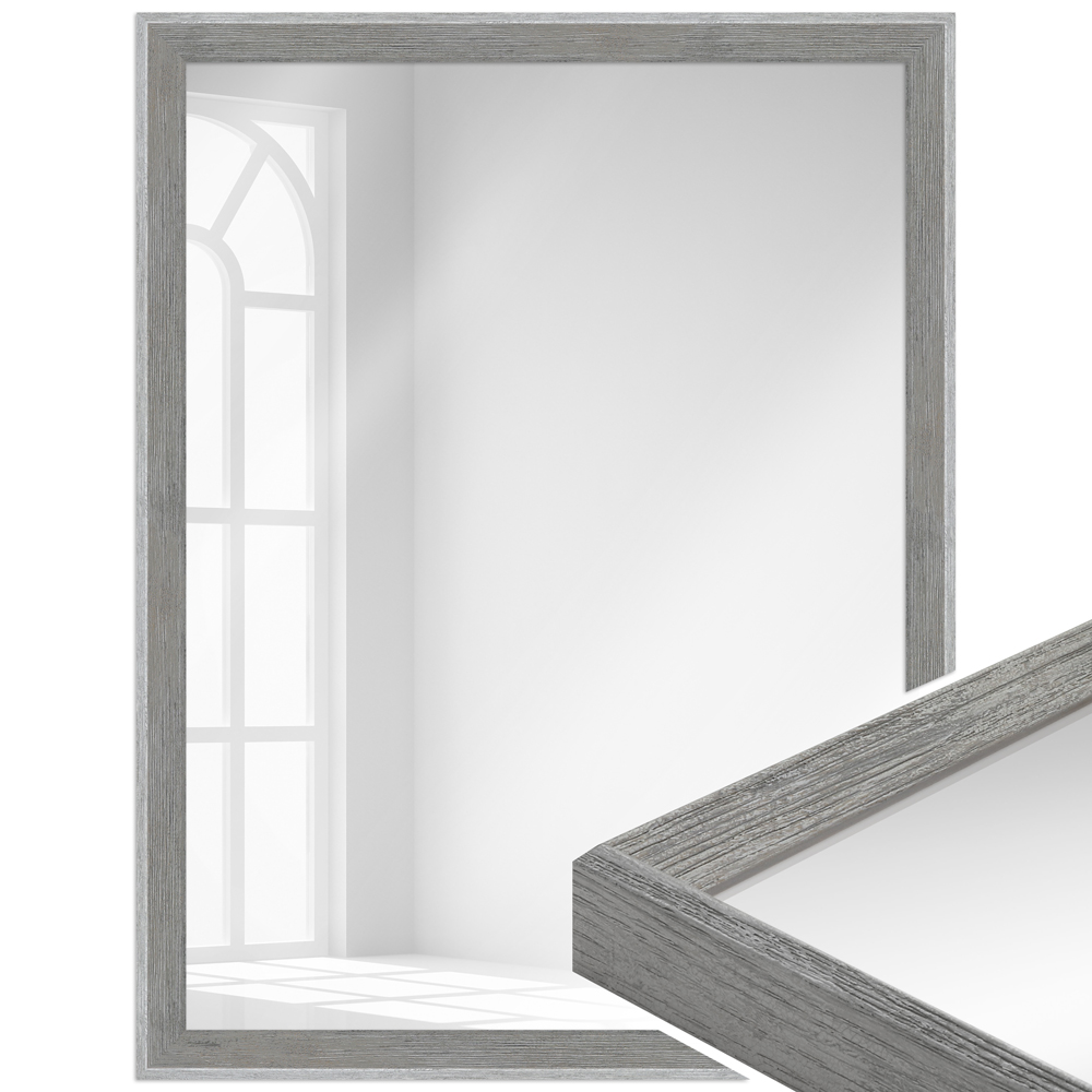 Wandspiegel H790 Grau 30 x 30 cm
