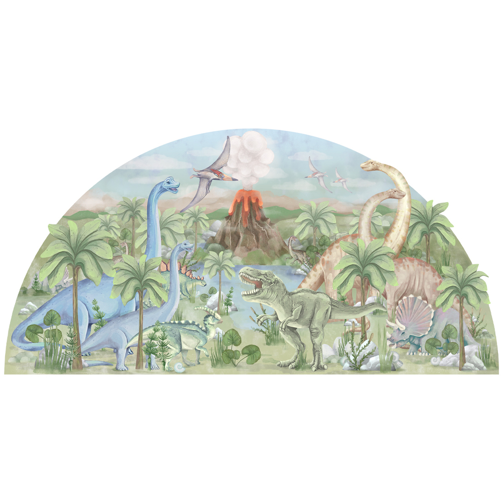 Wandtattoo einer Dinosaurierwelt