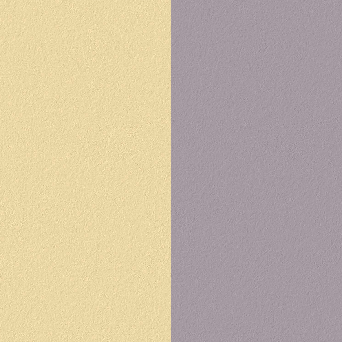 Honeymoon und Purple Rain Farbmuster Farbbeispiel bestehend aus den Farben Gelb und Violett
