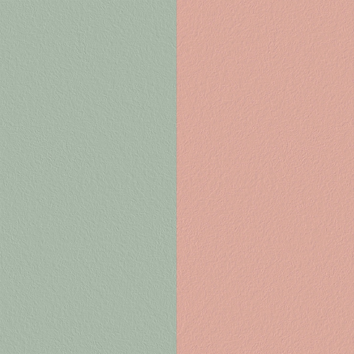 Wabi-Sabi und Cosmopolitan Farbmuster Farbbeispiel bestehend aus den Farben Grün und Hellrosa