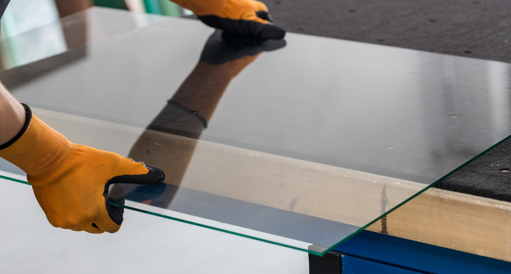 Glasscheibe eines Bilderrahmens Bilderrahmen Glas - Fertigung