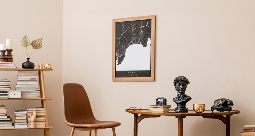 Rahmen aus Holz Größe DIN A3 Poster in A3 Holzbilderrahmen