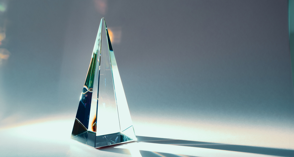Glasquerschnitt Querschnitt von unserem hochwertigen Glas