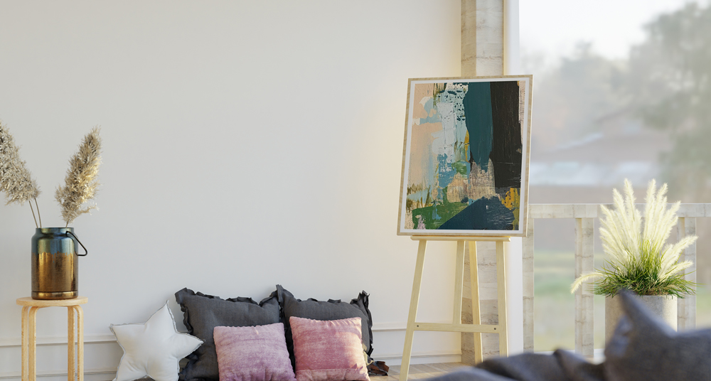 50x70 Rahmen für Leinwand gerahmtes 50x70 cm Leinwandbild