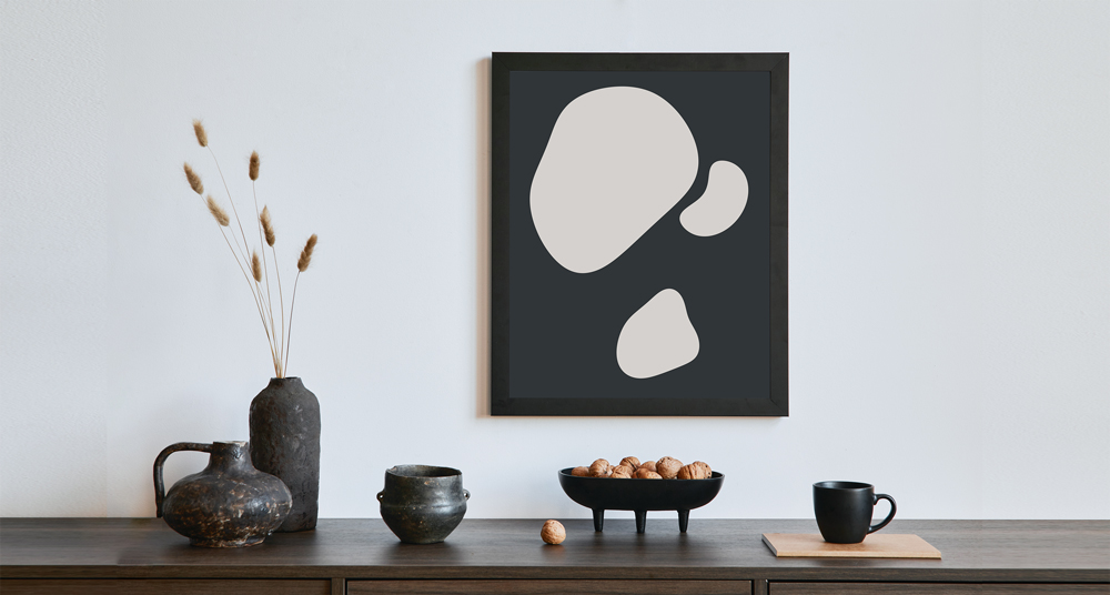 20x30 Posterrahmen schwarz moderne Einrichtung mit Posterrahmen