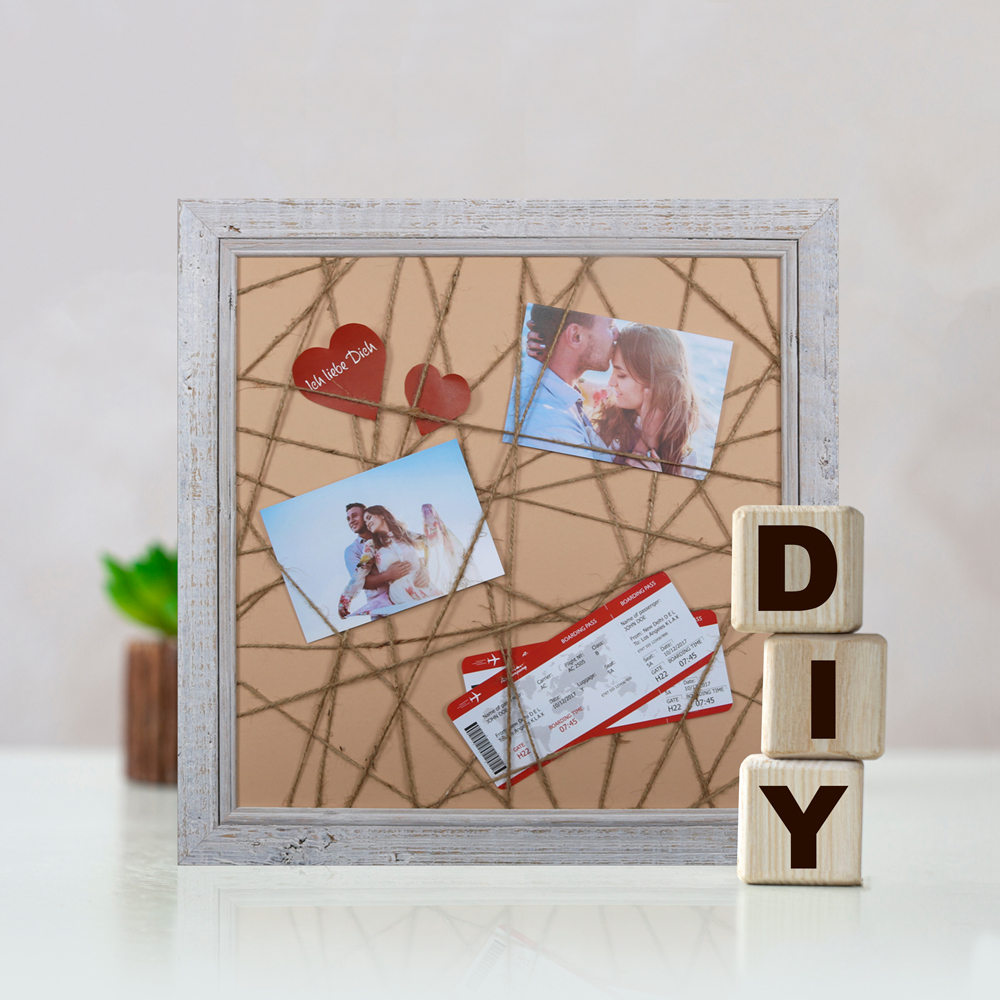 DIY – Memoboard DIY für ein Memoboard für Fotos und wichtigen Notizen