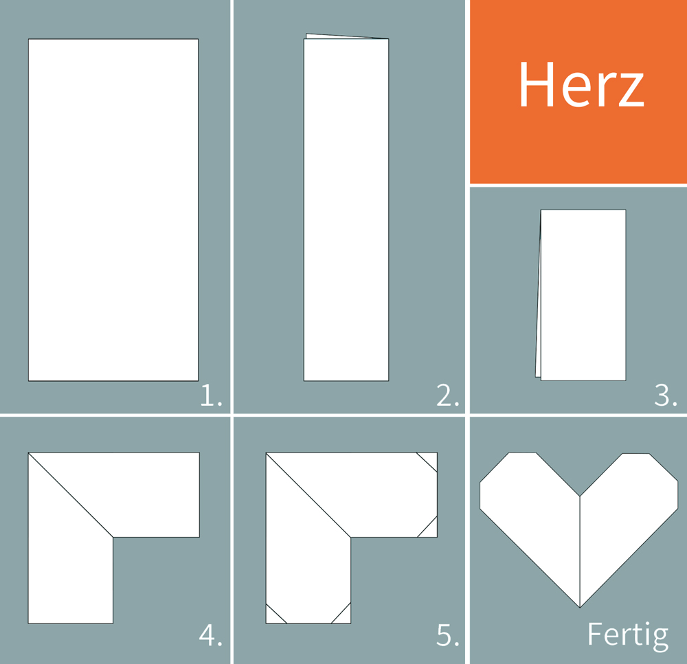 DIY Anleitung: Falttechnik Geldschein zu Herz Anleitung zum Falten: so wird der Geldschein zum Herz
