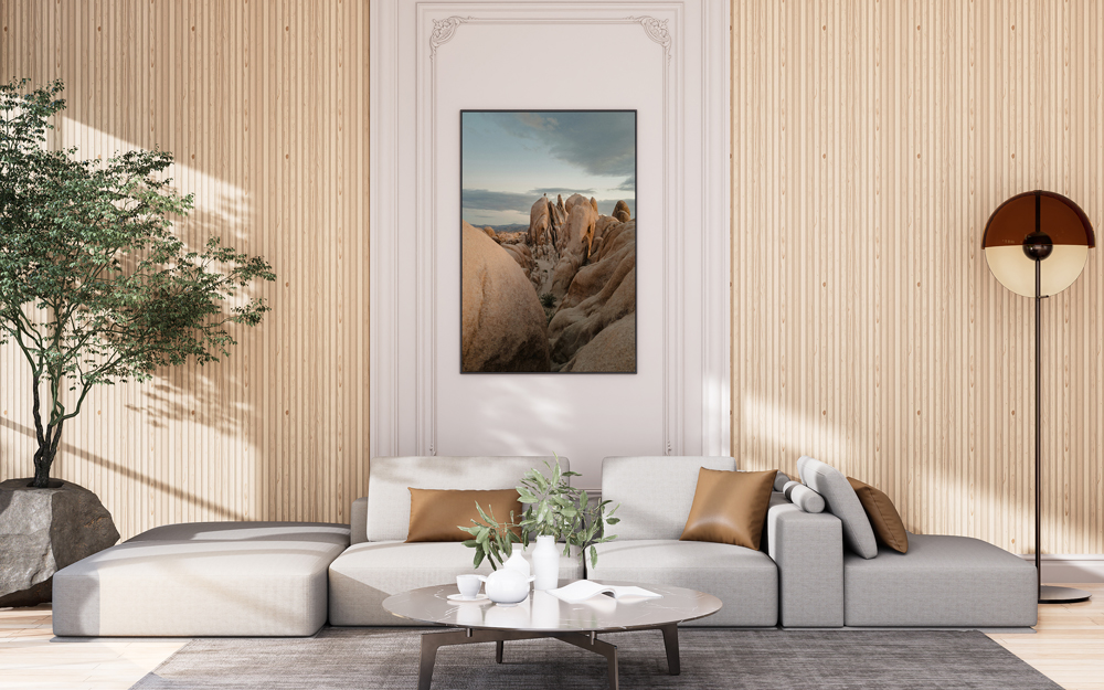 Bilderrahmen im Wohnzimmer Bilderrahmen mit einem Motiv im Wohnzimme