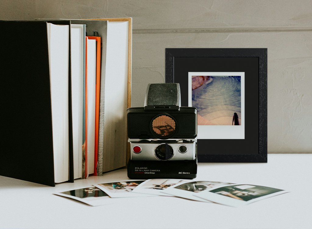 Bilderrahmen für Polaroid Fotos
