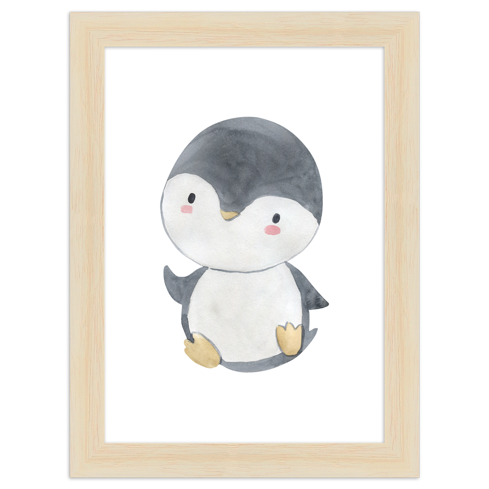 gerahmtes Poster | Pinguin