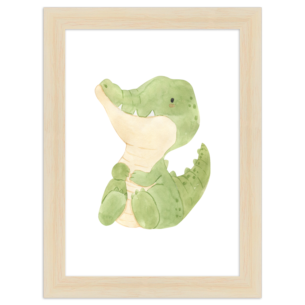 gerahmtes Poster | Alligator