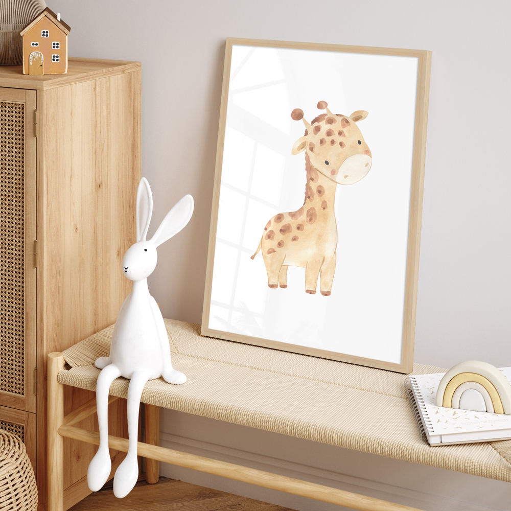 "Giraffe" 40x60 cm Poster im Kinderzimmer