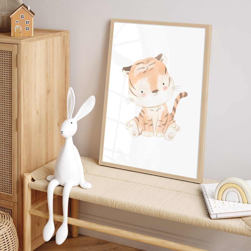 "Tiger" 40x60 cm Poster im Kinderzimmer
