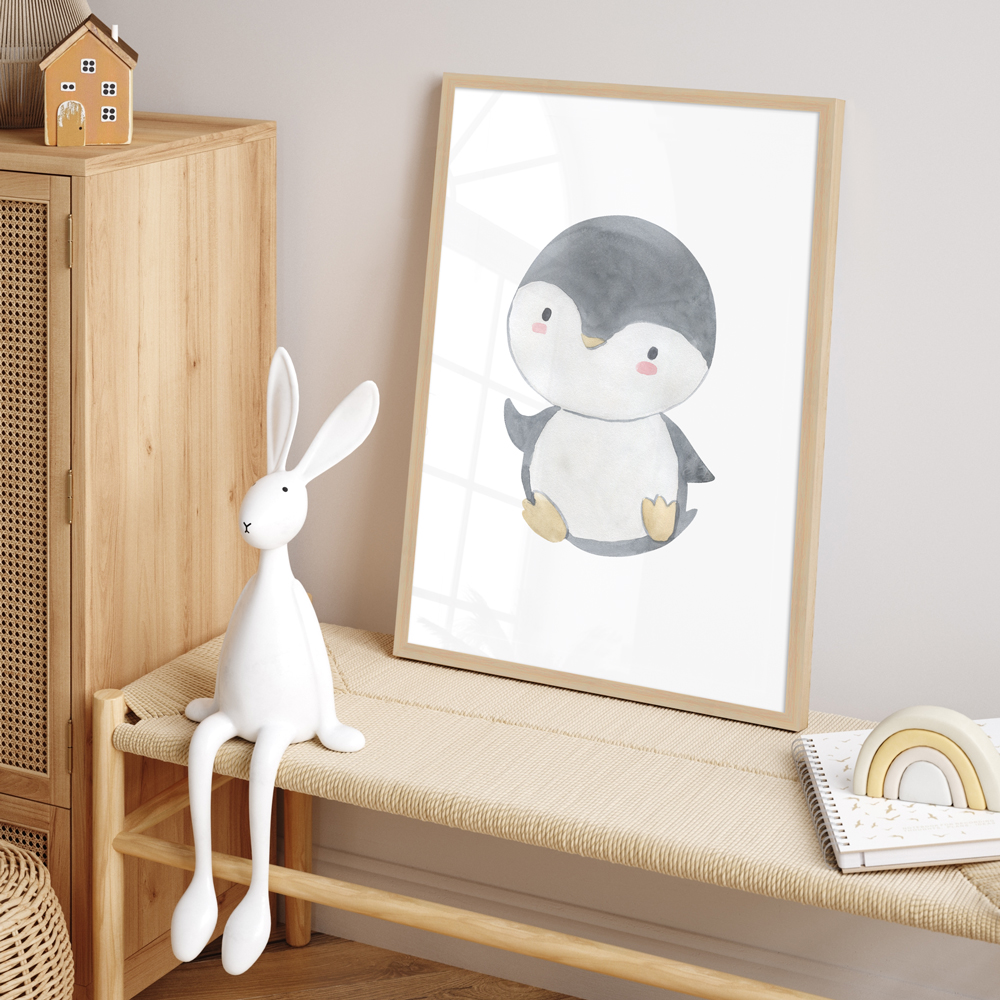 "Pinguin" 40x60 cm Poster im Kinderzimmer
