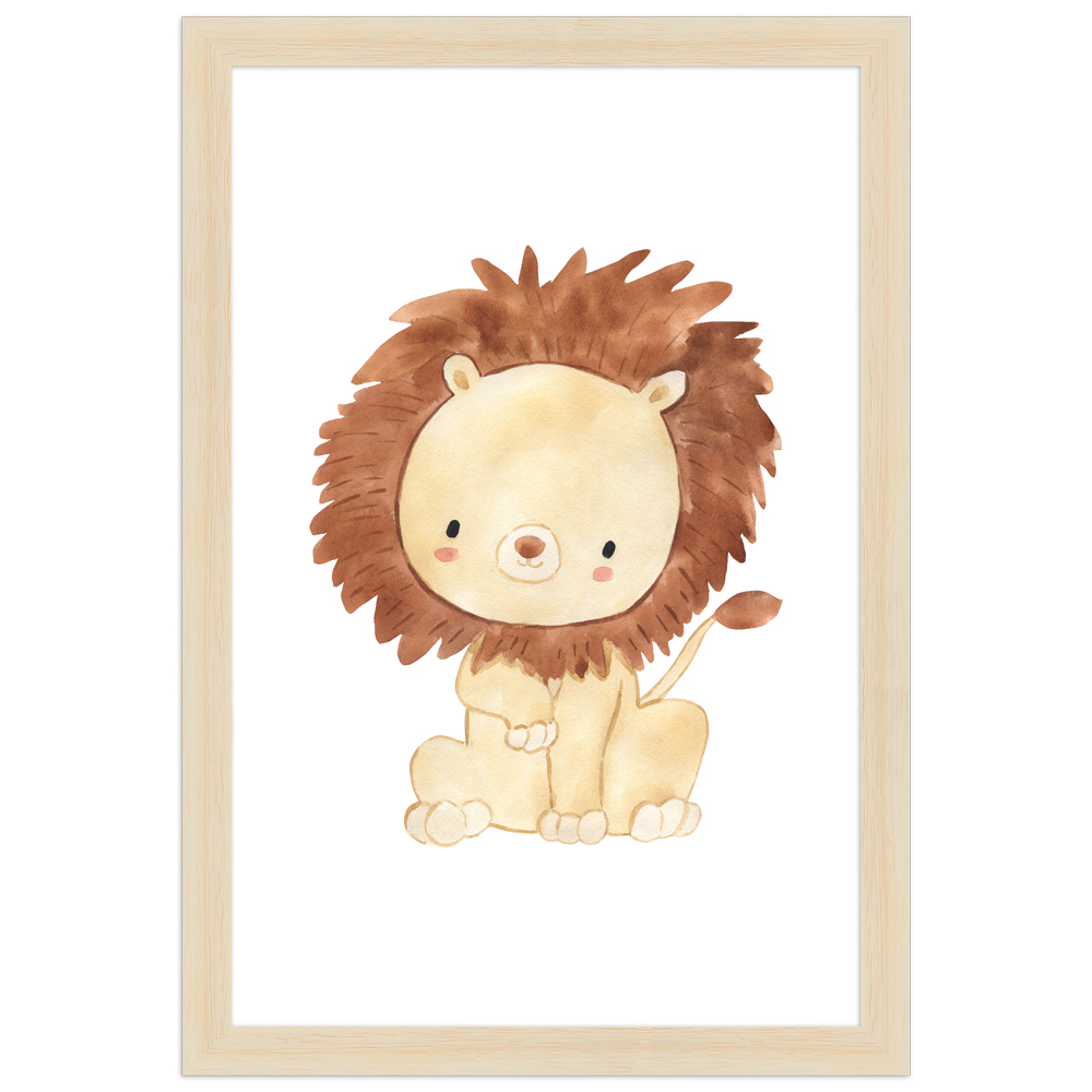 gerahmtes Poster | Löwe