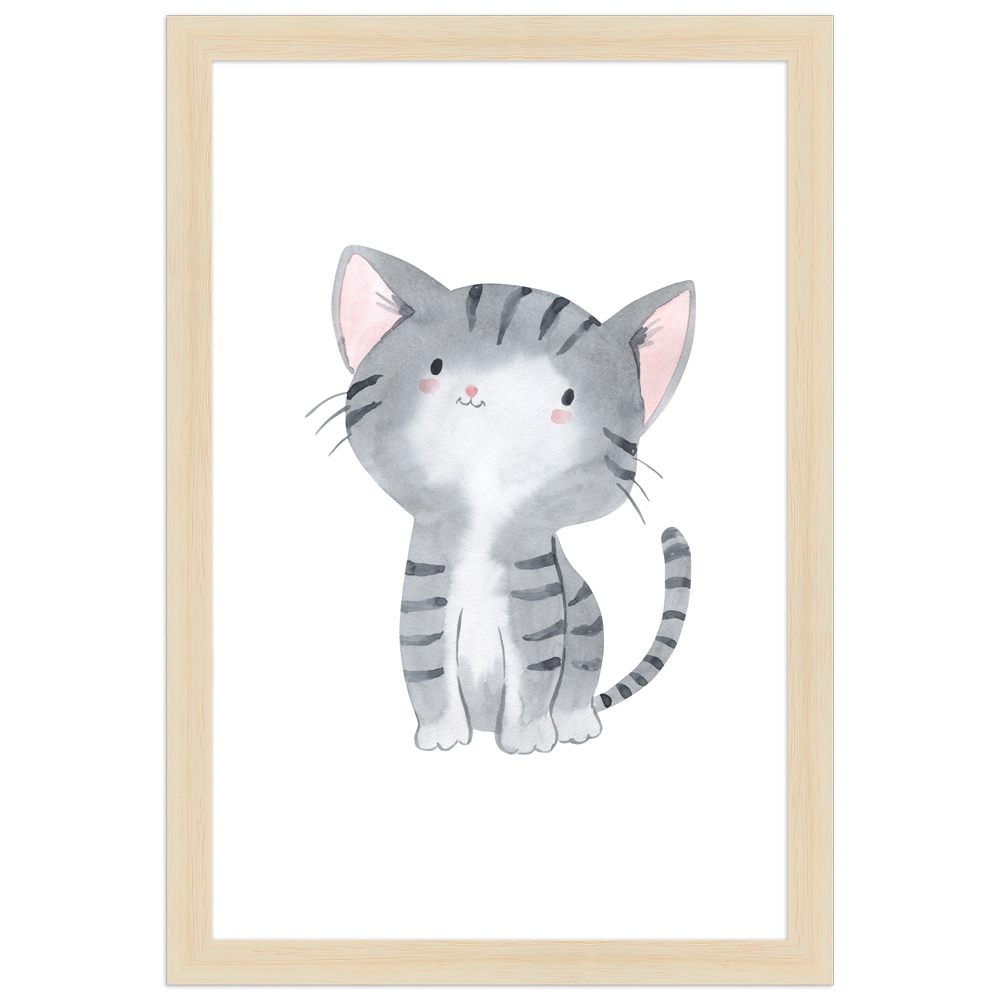 gerahmtes Poster | Katze