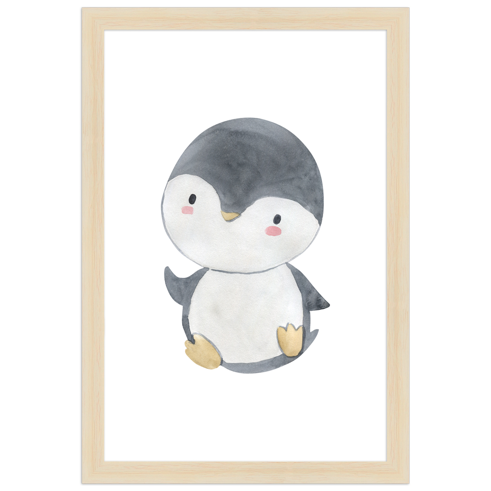 gerahmtes Poster | Pinguin