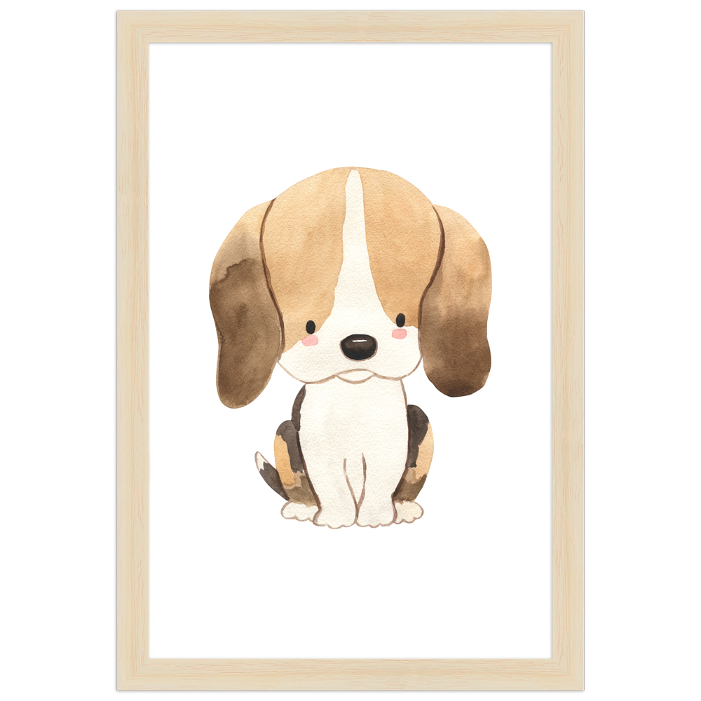 gerahmtes Poster | Hund