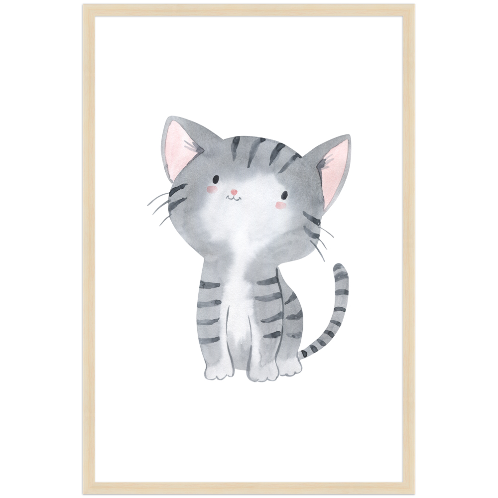 gerahmtes Poster | Katze