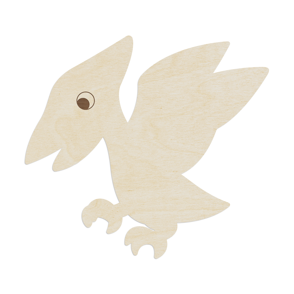 "Dino Flugsaurier" -  Wanddeko Holz aus Pappelsperrholz