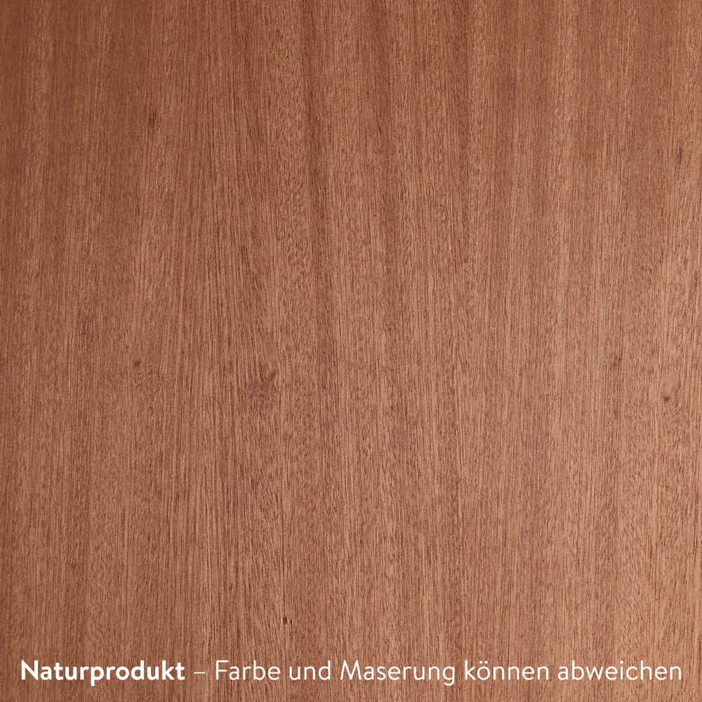 Wanddeko Holz Detail Holzplatte mit Mahagoni-Furnier WDHO-025
