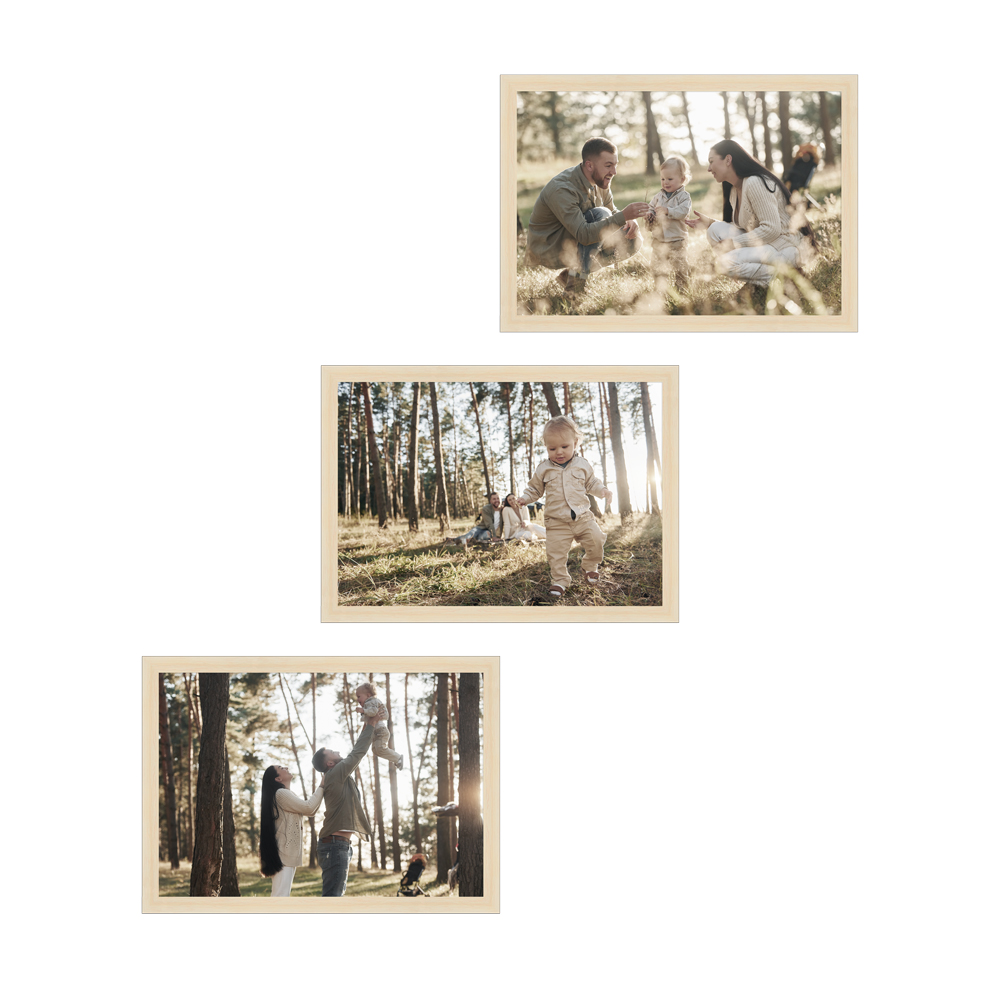 3er Bilderrahmen-Set 21x30 cm (DIN A4) | H950