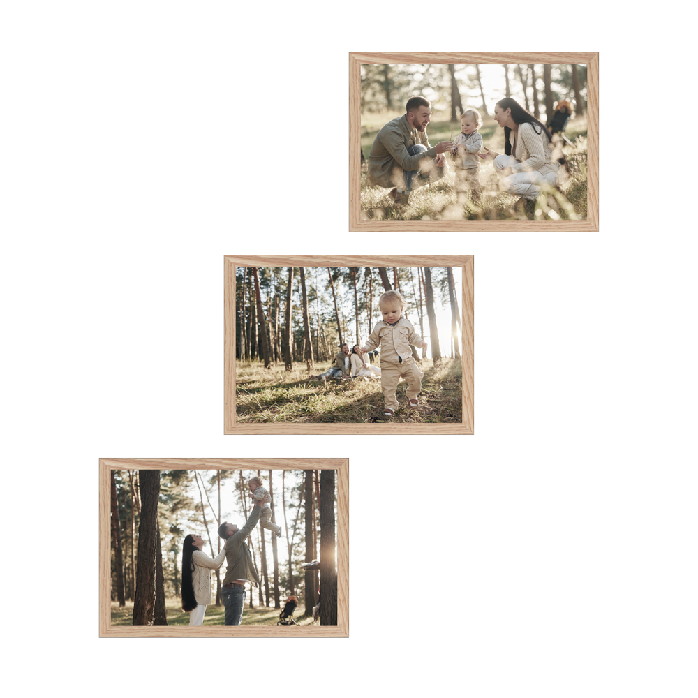 3er Bilderrahmen-Set 21x30 cm (DIN A4) | H950