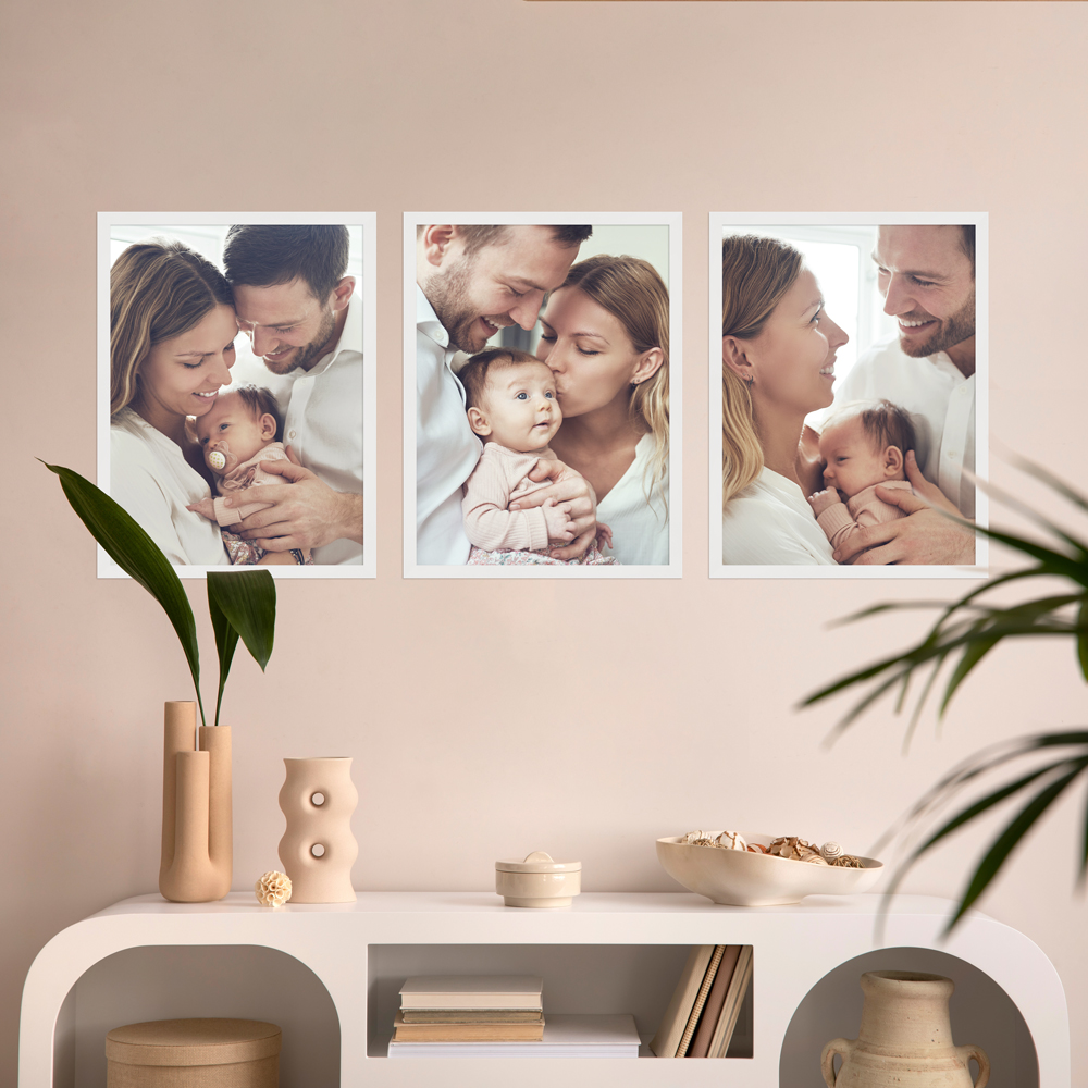 30x40 cm Bilderrahmen in Weiß für Bilder und Poster
