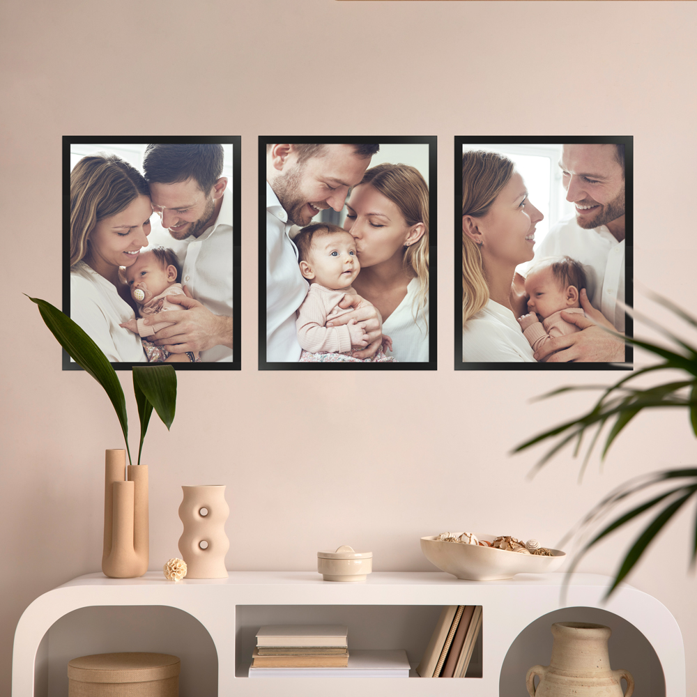 30x40 cm Bilderrahmen in Schwarz für Bilder und Poster
