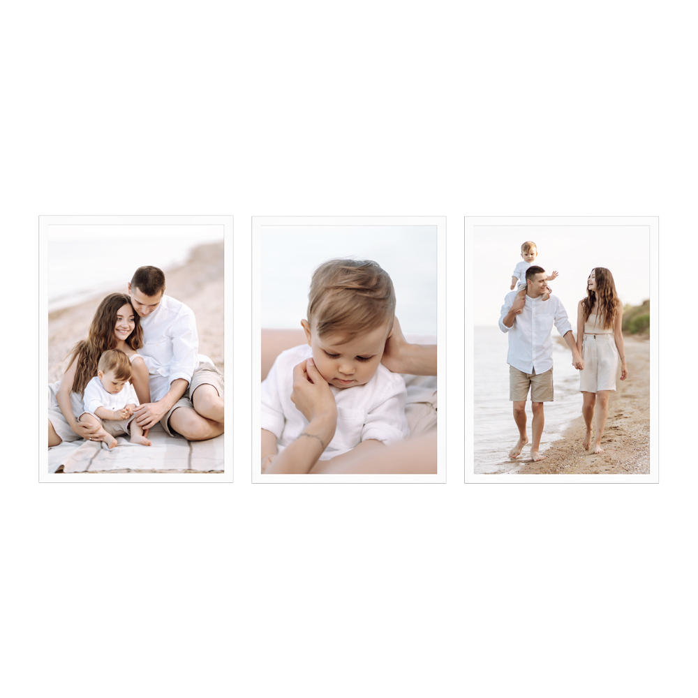 3er Bilderrahmen-Set 30x42 cm (DIN A3) | H950