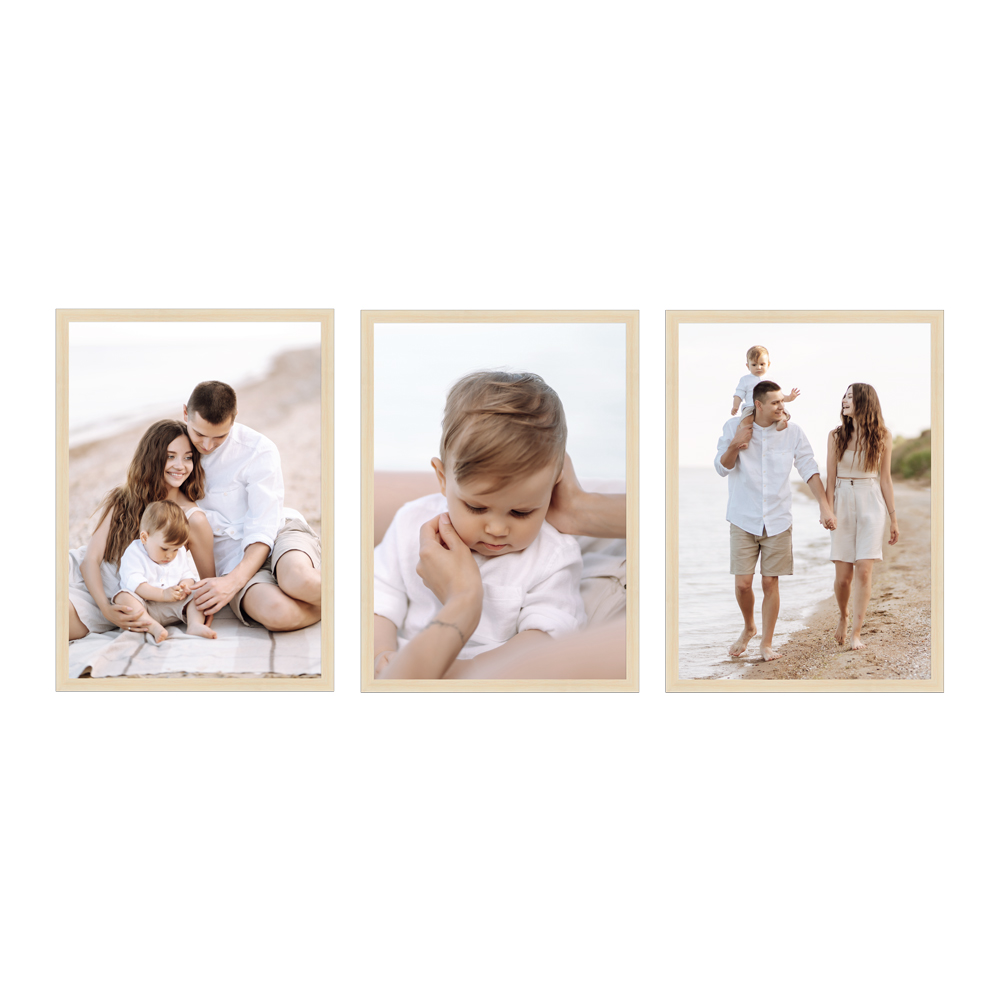 3er Bilderrahmen-Set 30x42 cm (DIN A3) | H950