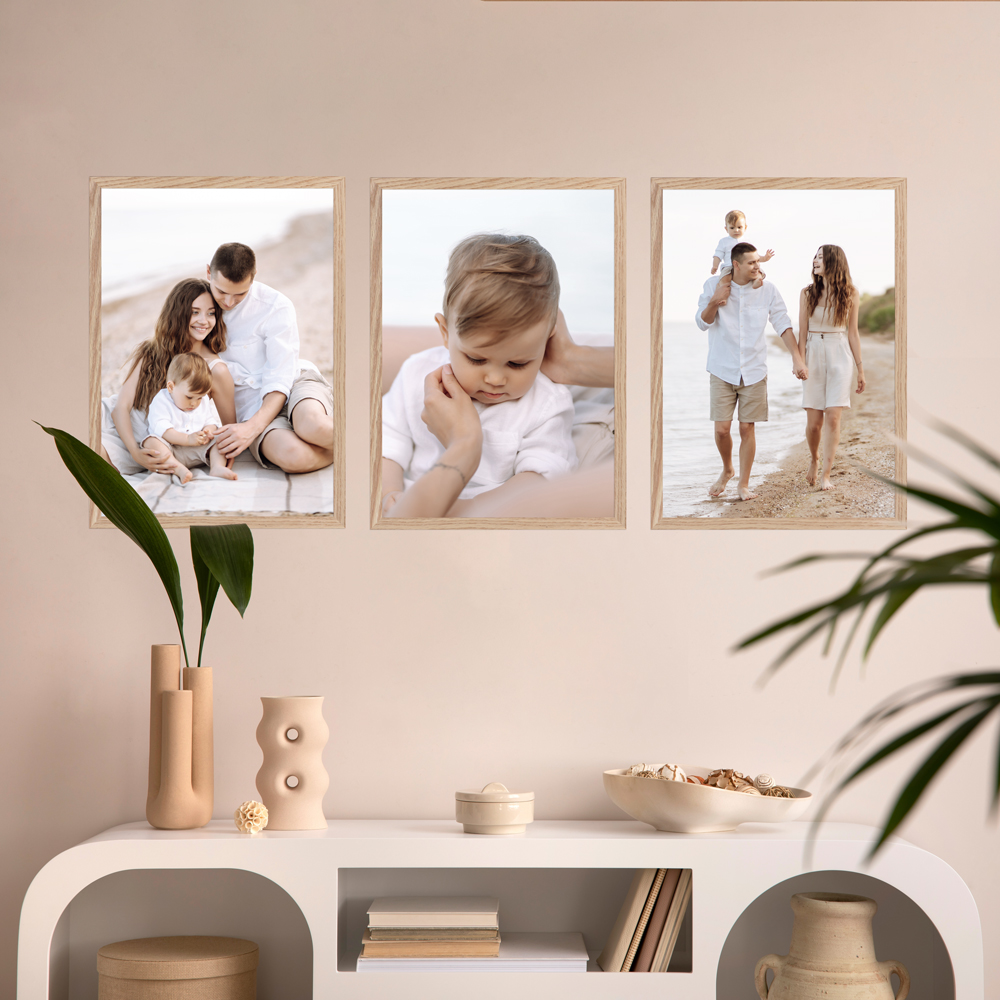 30x42 cm Bilderrahmen in Eiche für Bilder und Poster