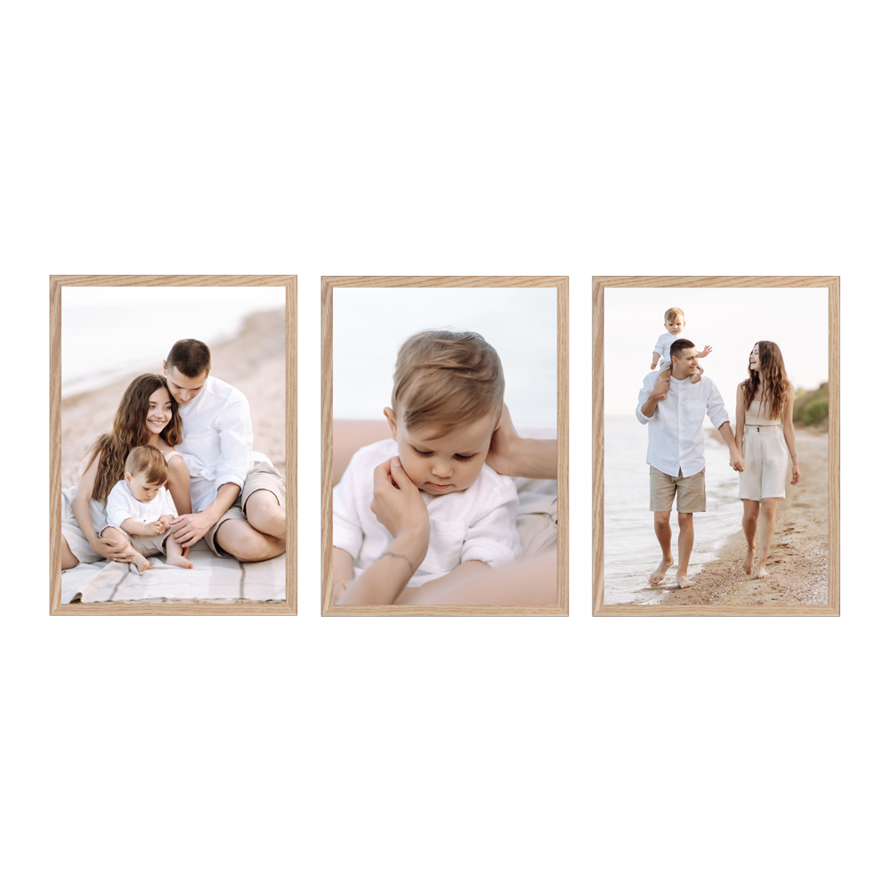 3er Bilderrahmen-Set 30x42 cm (DIN A3) | H950