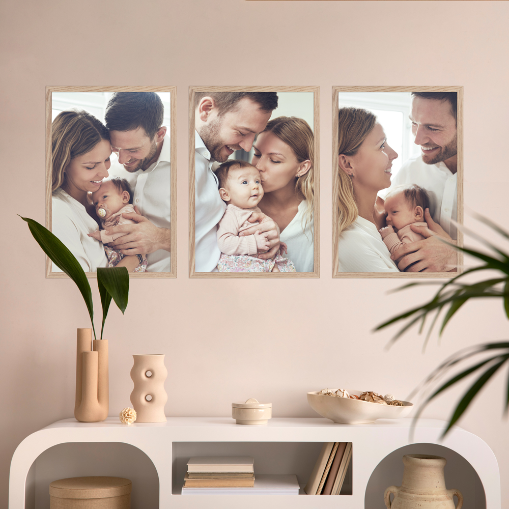 30x45 cm Bilderrahmen in Eiche für Bilder und Poster