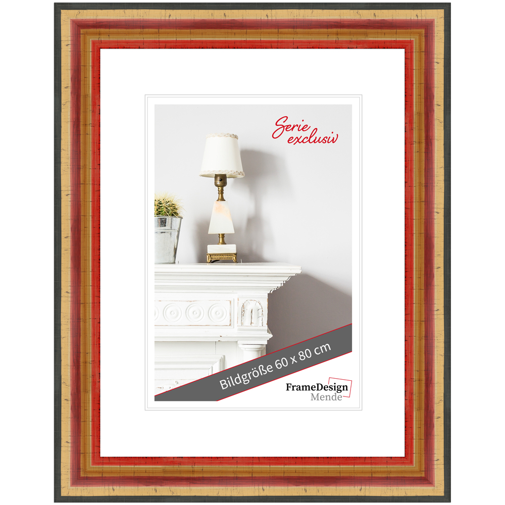 Mende Frames Bilderrahmen E018 Rohholz, unlackiert 20 x 30 cm aus Holz Made in Germany