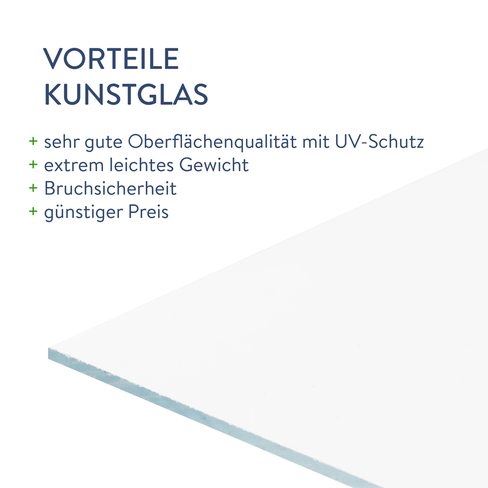 Vorteile Kunstglas Detailbild und Vorteile von Kunstglas
