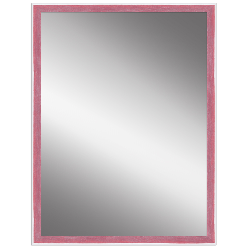 Miroir Mural H080 Rouge 13 x 13 cm
