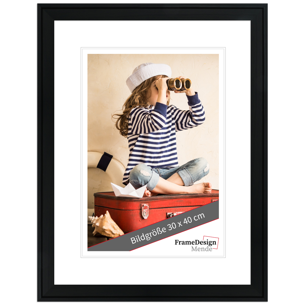 Cadre photo H120 Noir 20 x 60 cm