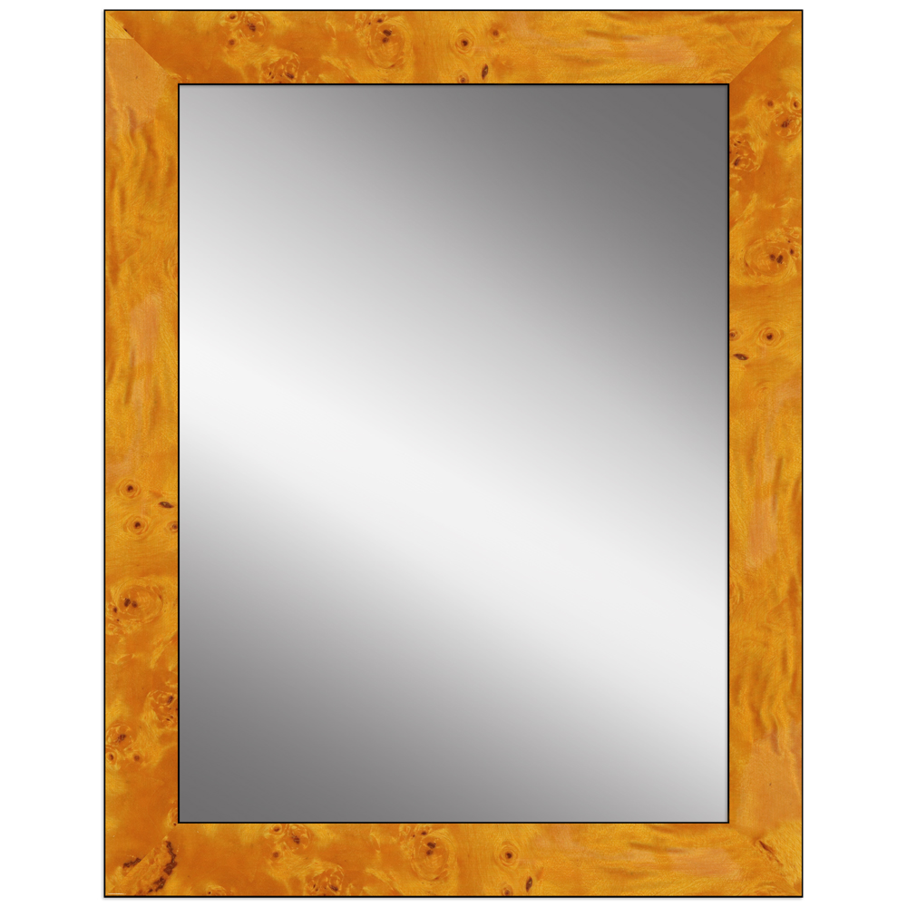 Miroir Mural H14E décor en racine, clair 70 x 90 cm