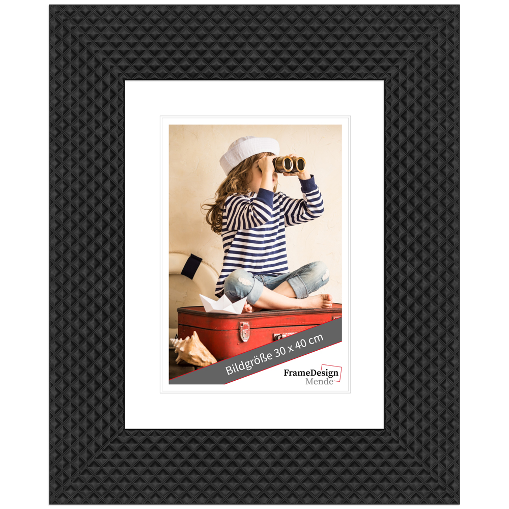 Cadre photo H225 Noir 40 x 50 cm