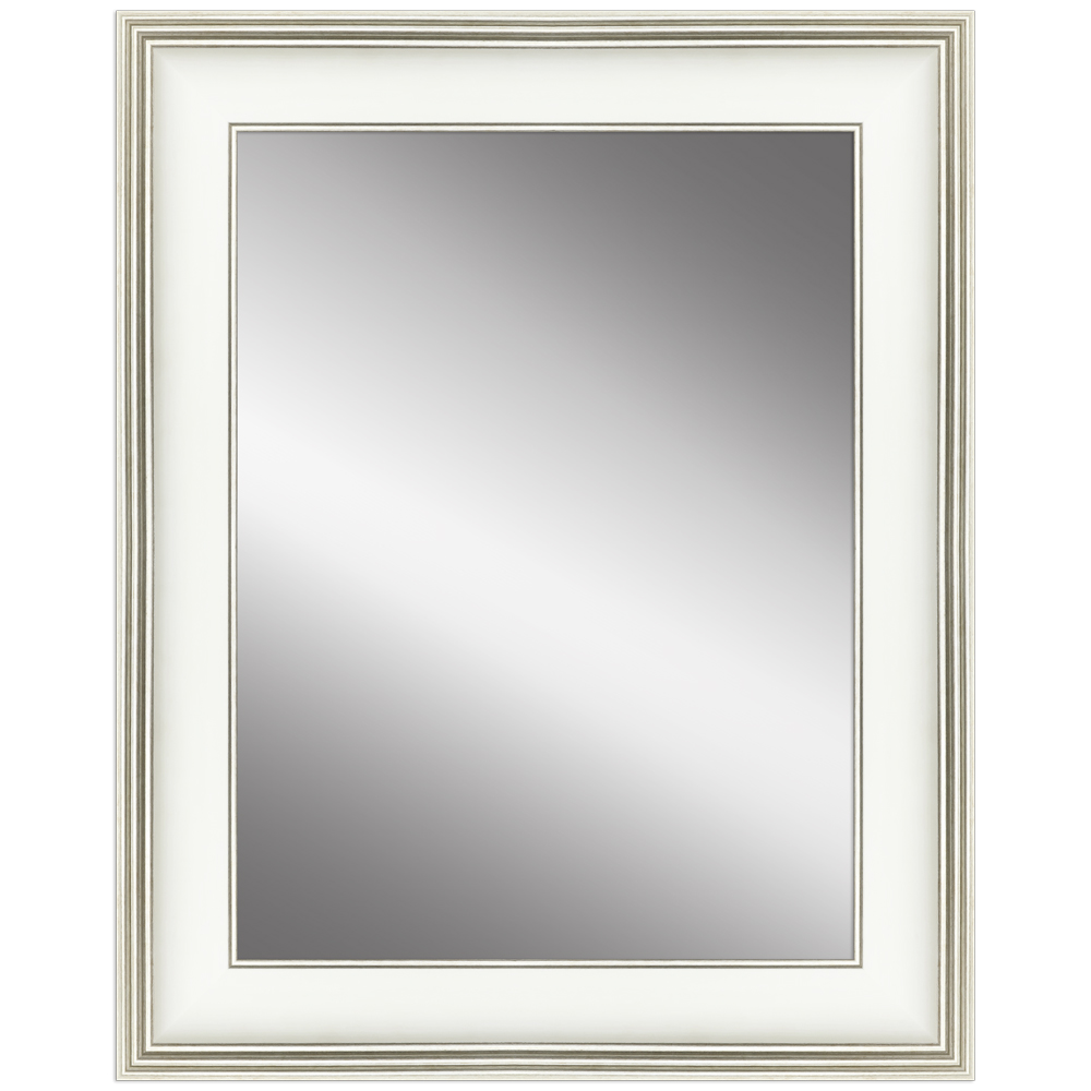 Mende Frames Wandspiegel H235 Weiß 70 x 90 cm aus Kunststoff Made in Germany