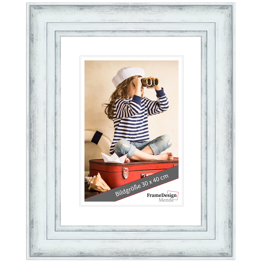 Bilderrahmen H240 Weiß 50 x 65 cm